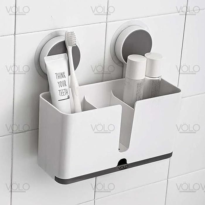 PORTE PANIER ACCESSOIRE DE BAIN A SUSPENDUE BLANC