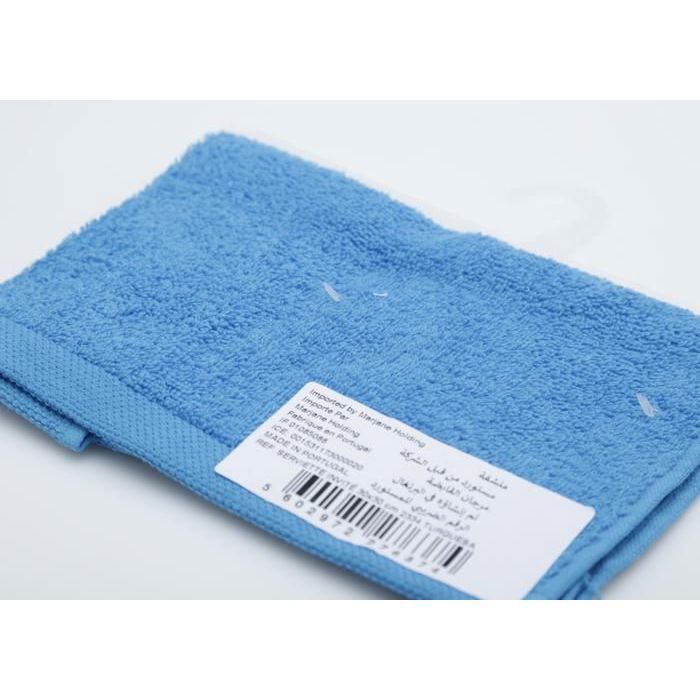 Serviette main - DOLORES - Turquoise - 30x30 cm - 400GSM - Absorbante