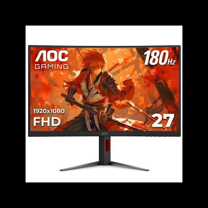 Écran PC Gaming - AOC - C27G4H - 27 pouces - Dalle incurvée - Taux de rafraîchissement élevé