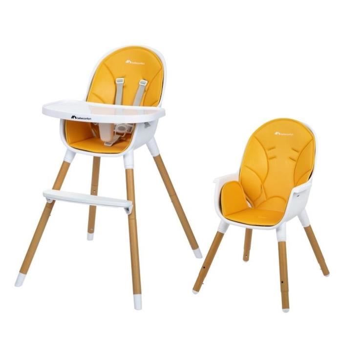 BEBECONFORT AVISTA Chaise haute évolutive, Dès 6 mois jusqu' à 6 ans (30 kg), se transforme en petite chaise enfant, Terrazzo
