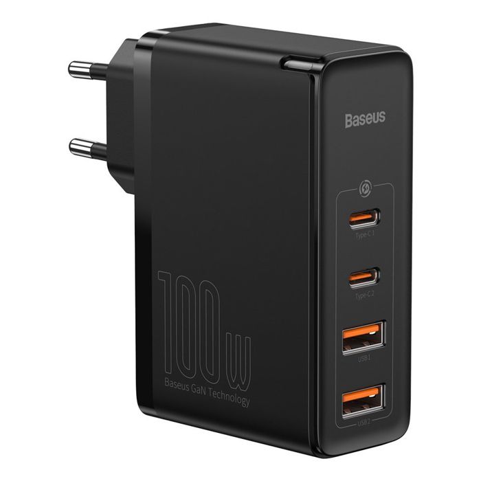 Chargeur - Baseus - CCGAN2P-L01 - 100W - 4 ports - Technologie GaN pro