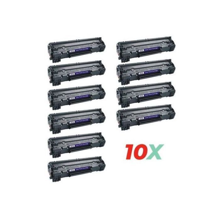 PACK 10×TONER 85A/CE285A /CE278A/CB435A/CB236A