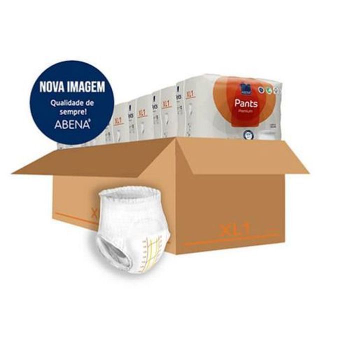 Couches pour Adultes - ABENA - PANTS Premium XL1 - Taille XL - Absorption 1400 ml - Pack de 96 pièces