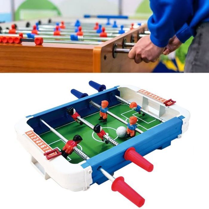Baby-foot - Futé - Mini Machine de Football - Plastique et Acier Inoxydable - Pour Enfants - 3 ans et plus