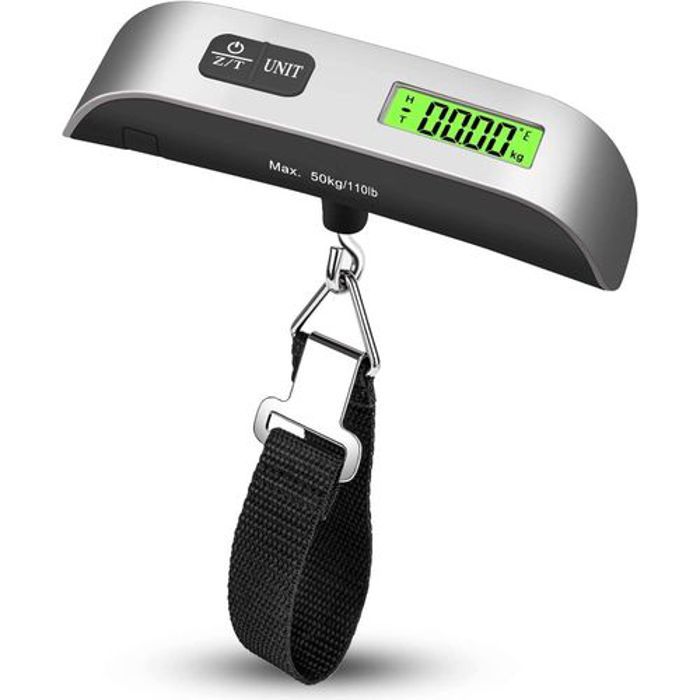 Balance numérique portative de bagages de poche de 50kg / 10g voyage