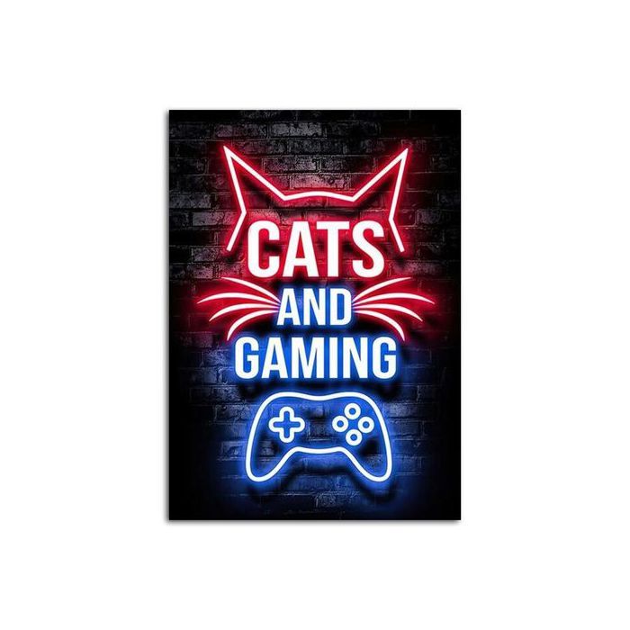 Affiche murale - Gaming - A4 - Multijoueur - XBOX - Playstation - Nintendo