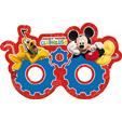 6 masques carton Mickey Mouse