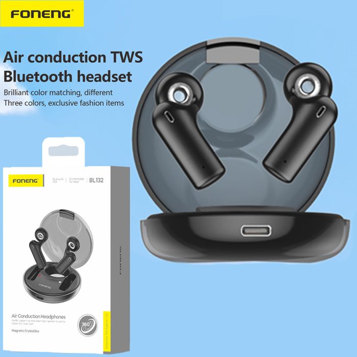 ÉCOUTEUR TWS sans fil Bluetooth À CONDUCTION AÉRIENNE BL132 , Mini casque d'écoute