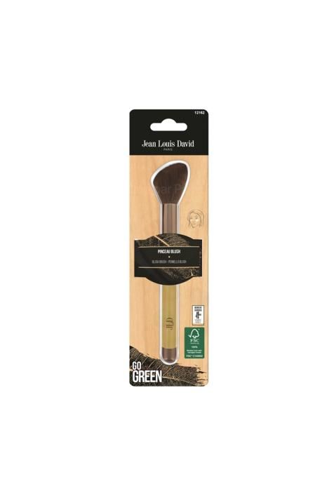 Pinceau Blush - JLD - BAMBOU FSC - Biseauté - Effet bonne mine - Couleur Marron