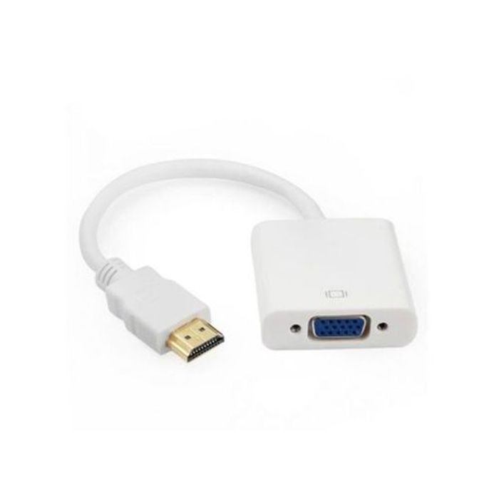 Adaptateur HDMI vers VGA - Multicolore - 1080P - Compatible Macbook, PC, Xbox - 1 x HDMI, 1 x VGA