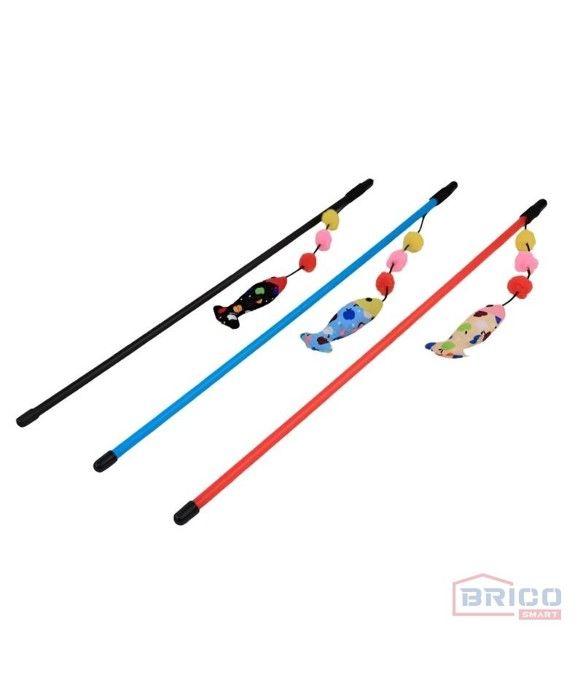 Canne à Pêche - Brico Smart - Poisson - Matériaux de qualité - Accessoire incontournable - Moments mémorables