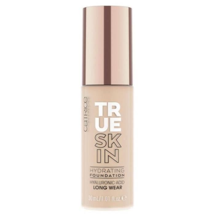 Fond de teint - True Skin - 30 ml - Beige chaud - Hydratant - Vegan