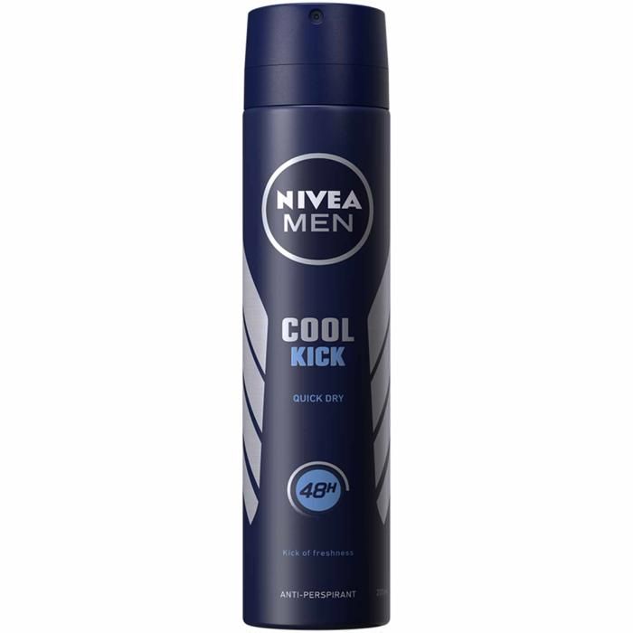 NIVEA MEN, Déodorant Homme Homme, Cool Kick, Spray 200ml