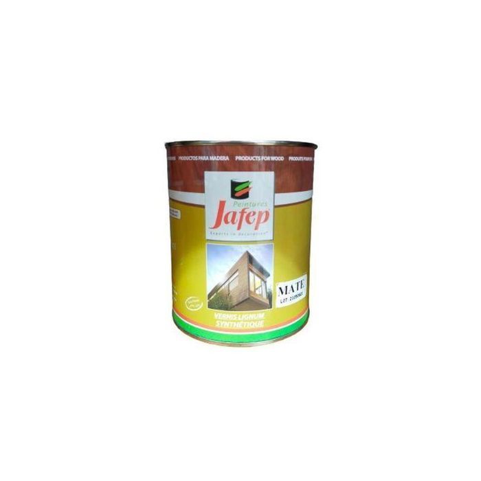 Jafep Vernis Mate Transparent Pour le bois Intérieur et extérieur 750ML