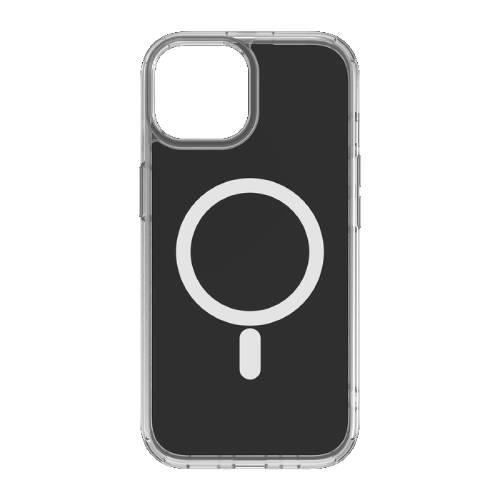 Coque pour iPhone 15 - QDOS - Hybrid Force - Transparent - Silicone - Traitement antimicrobien