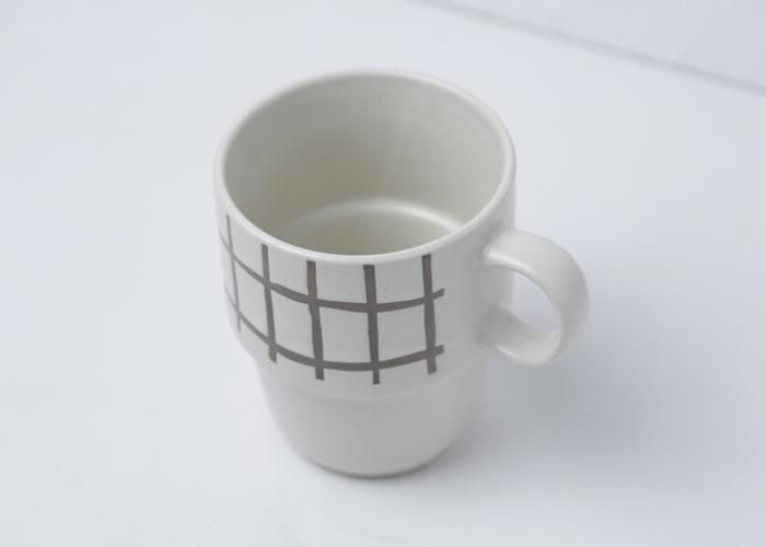 Mug en Grès avec Sérigraphie 400 ml - Couleur Aléatoire