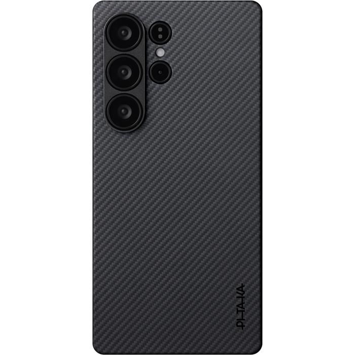 Pitaka UltraSlim Fodral Svart/grå twill Samsung Galaxy S25 Ultra