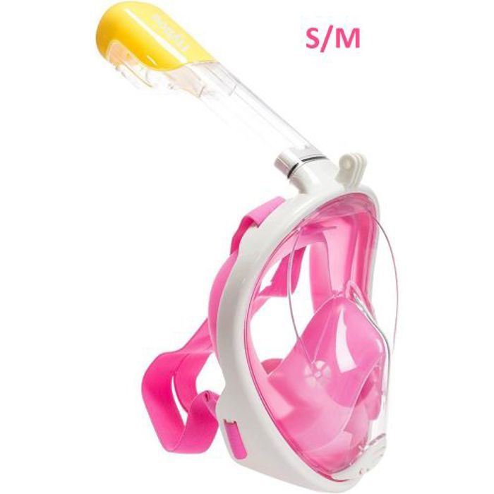 Masque de plongée 180°View Snorkeling Plein Visage Taille S/M