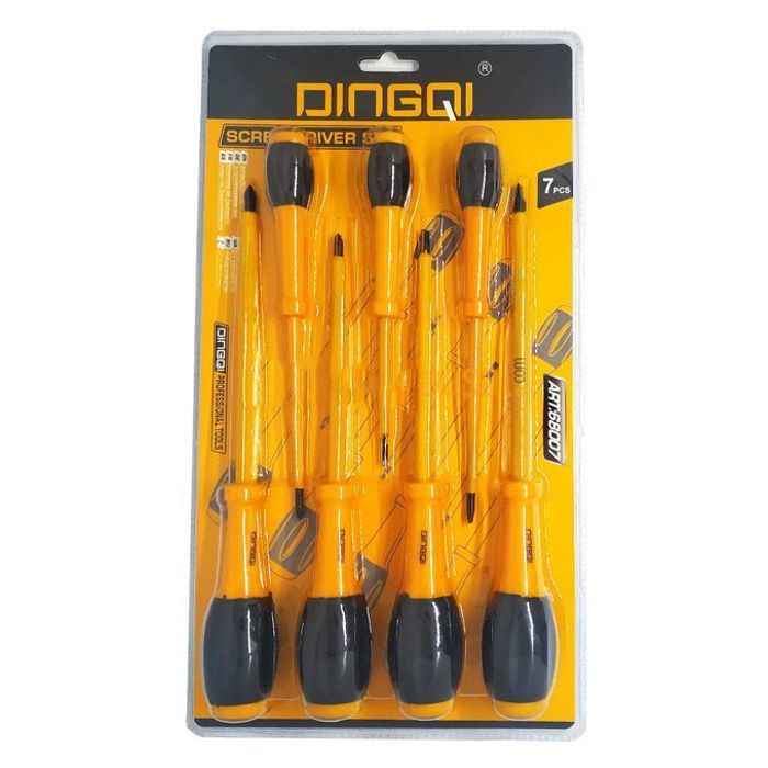 Dingqi jeu de 7 tournevis isolés