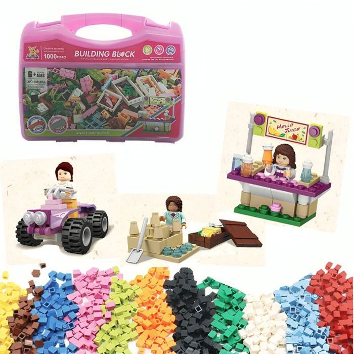 Briques de construction 1000 pièces Sweet Girl series