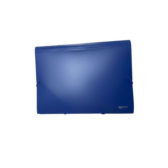 Comix Expanding Organizer File Folder Bleu A4 F4302