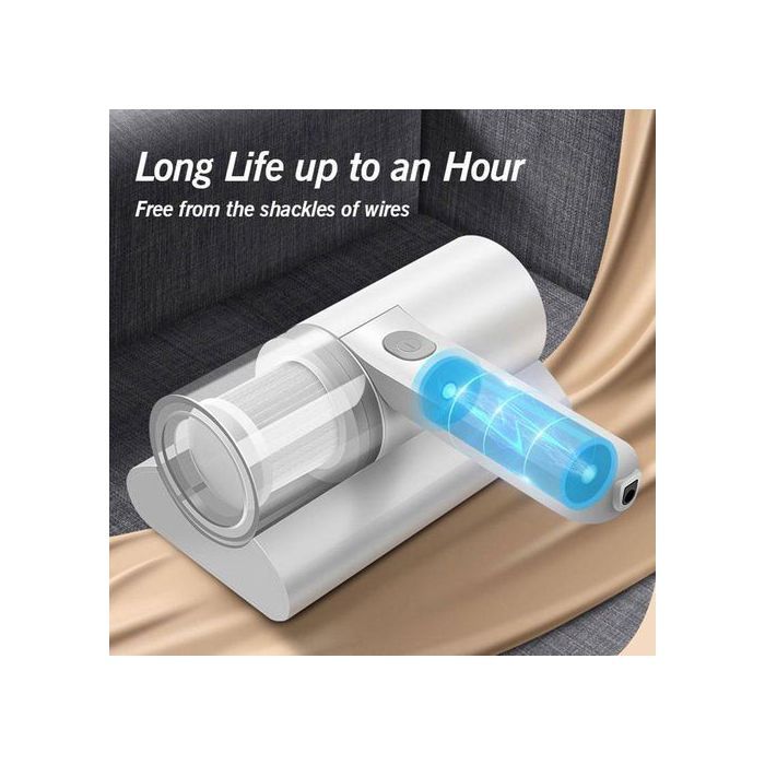 Aspiration Brosse Lit Matelassée UV Stérilisation Désinfection USB Charge