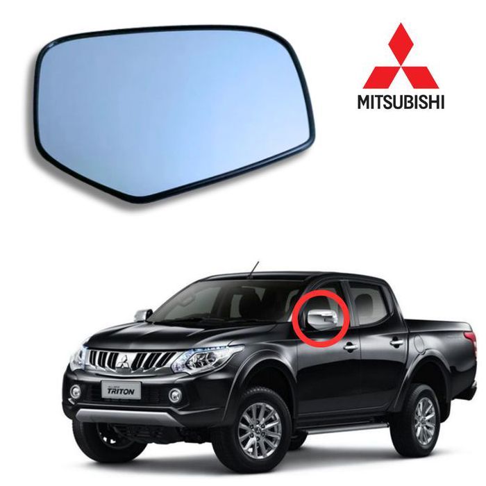 Verre Rétroviseur Gauche Pour Mitsubishi Triton L200