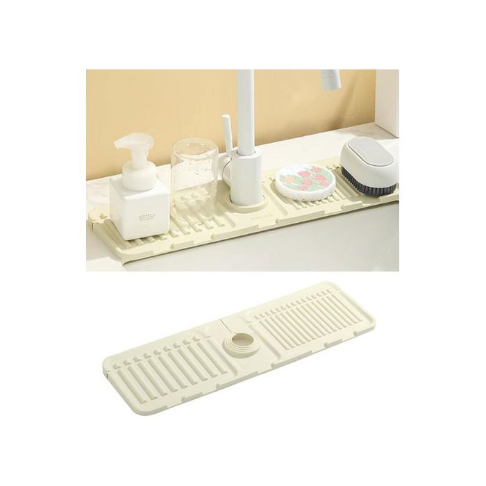 Tapis de Robinet en Silicone, Protection Contre Les éclaboussures de Robinet,