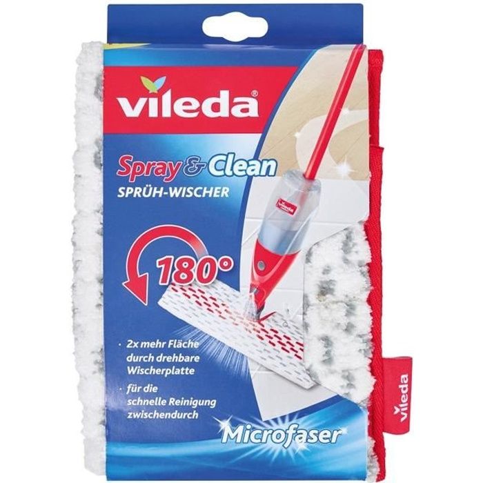 Vileda Insert de vadrouille microfibre Spray&Clean nettoyage rapide