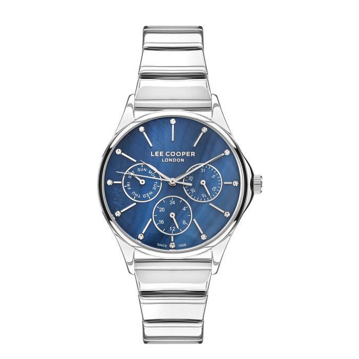 Montre Femme - Lee Cooper - LC07482.390 - Acier Inoxydable - Cadran Multicolore - Chronographe