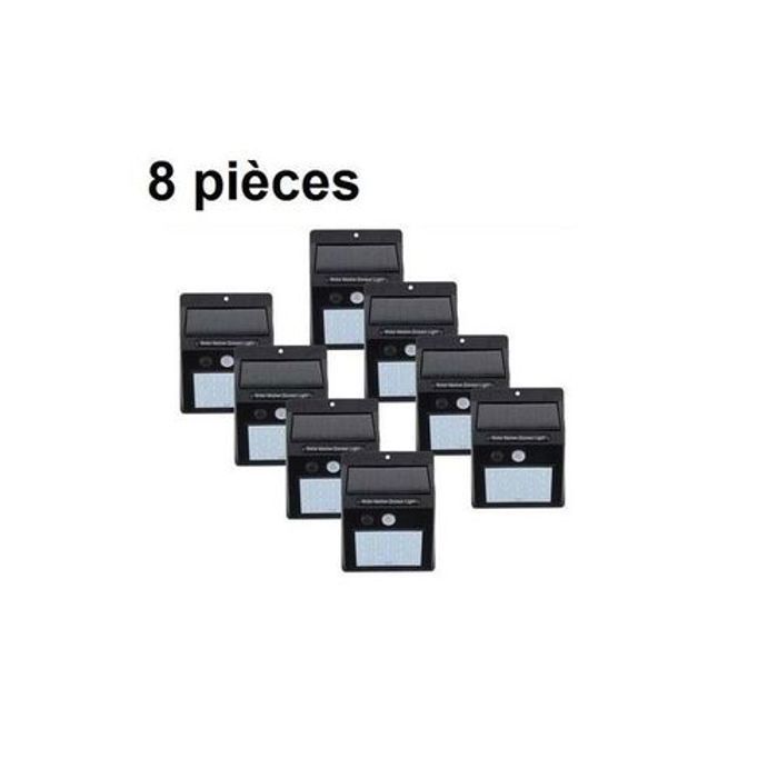 Solar Light Pack x8 lampes solaire 20 led Rechargeable