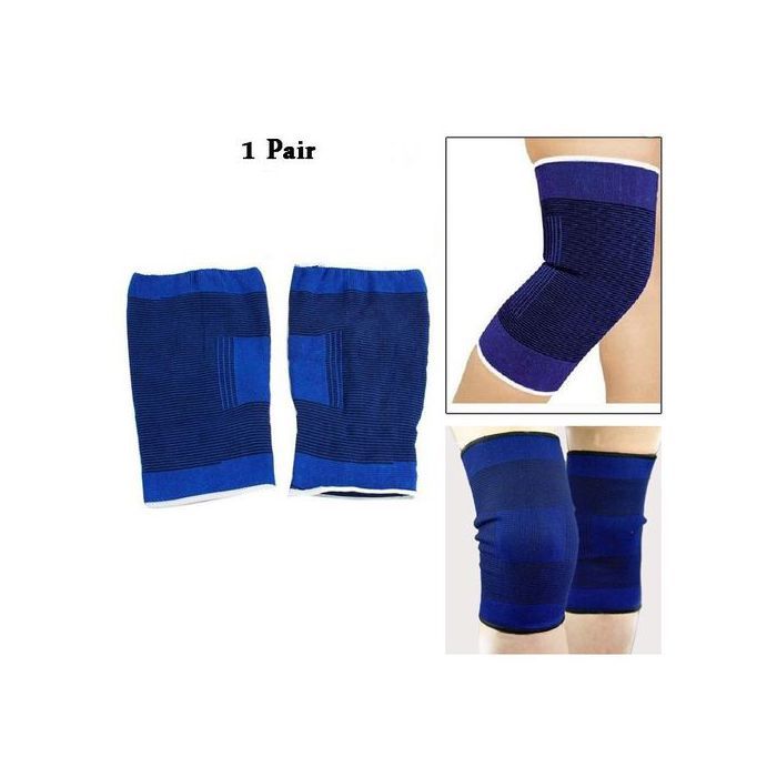 Orthèse de genou élastique pour Gym Sport & blessure, Orthèse rotule - 1 Paire