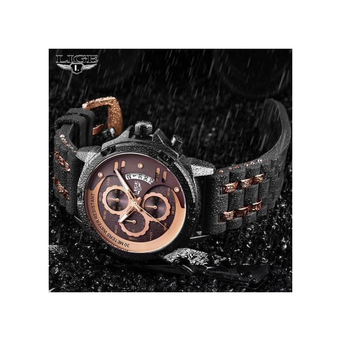 Montre - LIGE - 9906 - Analogique - Étanche 30M - Quartz - Homme