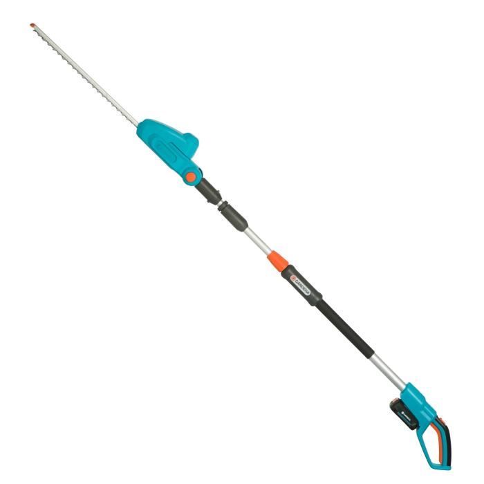 Taille-haies sur perche à batterie GARDENA - THS42/18V P4A - 18V - 42 cm - Hauteur max : 3 m (Livré avec batterie + chargeur)
