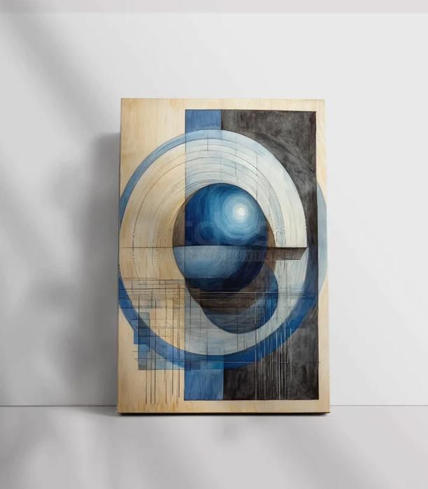 Tableau décoratif Whirl L60 x H90 cm - artdose.ma