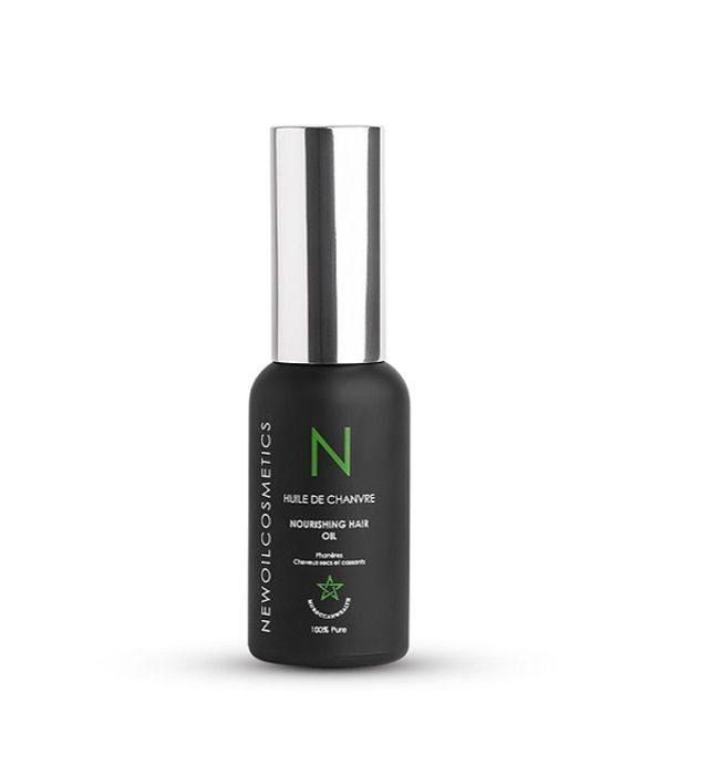 Huile de Chanvre - New Oil Cosmetics - 30Ml - Soin Capillaire - Hydratation - Brillance