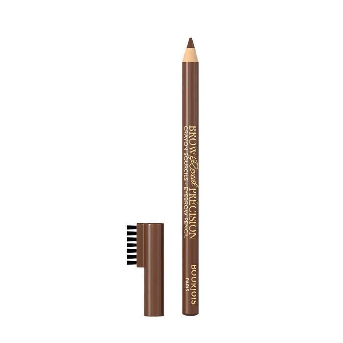 Crayon sourcils - BOURJOIS - Brow Reveal 003 Châtain - Texture fondante - Application précise - Brosse intégrée