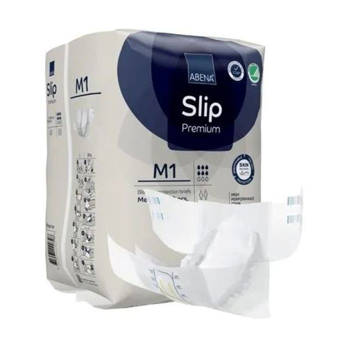 Couches pour Adultes - ABENA - Slip M1 - Taille Unique - 10-pack - Absorption Rapide