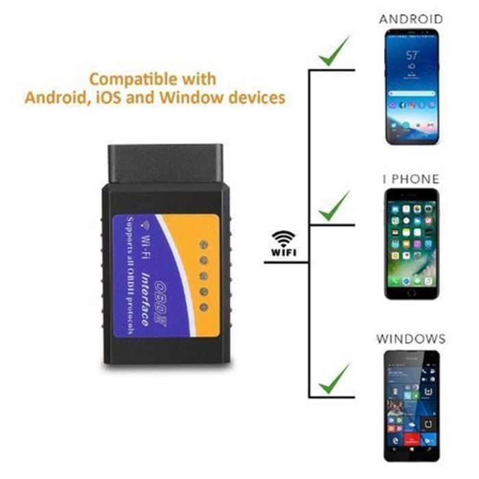 Obd Ii OBD WiFi ELM 327 V1.5 wifi Outil de Diagnostic Fiable ORIGINAL