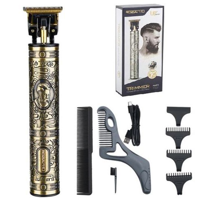 Tondeuse à cheveux & barbe Professionnel, Tondeuse rechargeable léger + Brosses