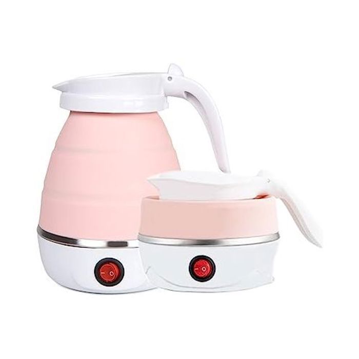 Bouilloire électrique Pliable, Mini Bouilloire électrique Portable, 0.6L- COULEUR ALIATOIRE