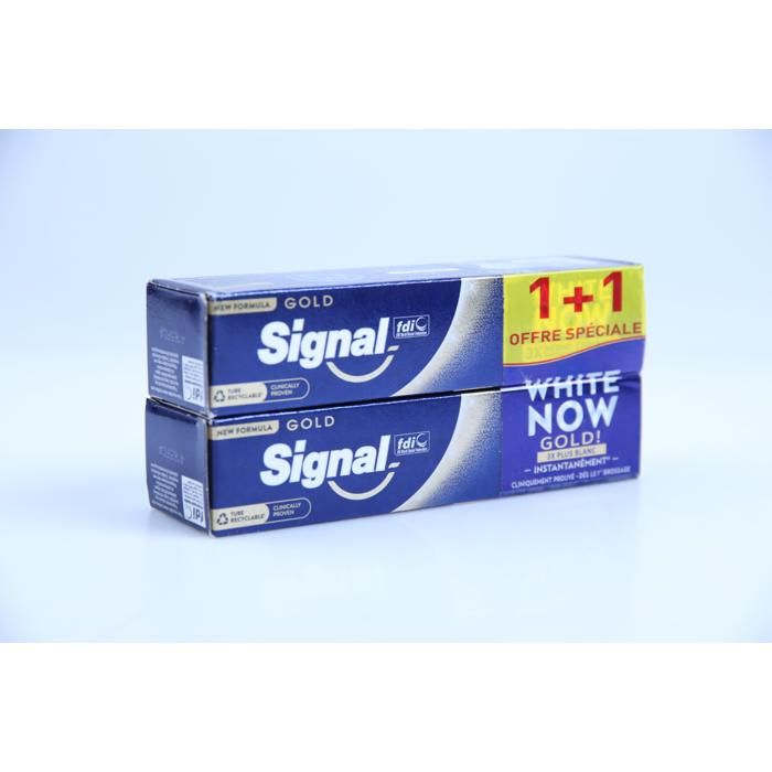 Lot Signal White Now Gold 1+1 75 ml