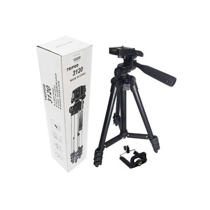 tripod Support 3120 pour camera et telephone en aluminium