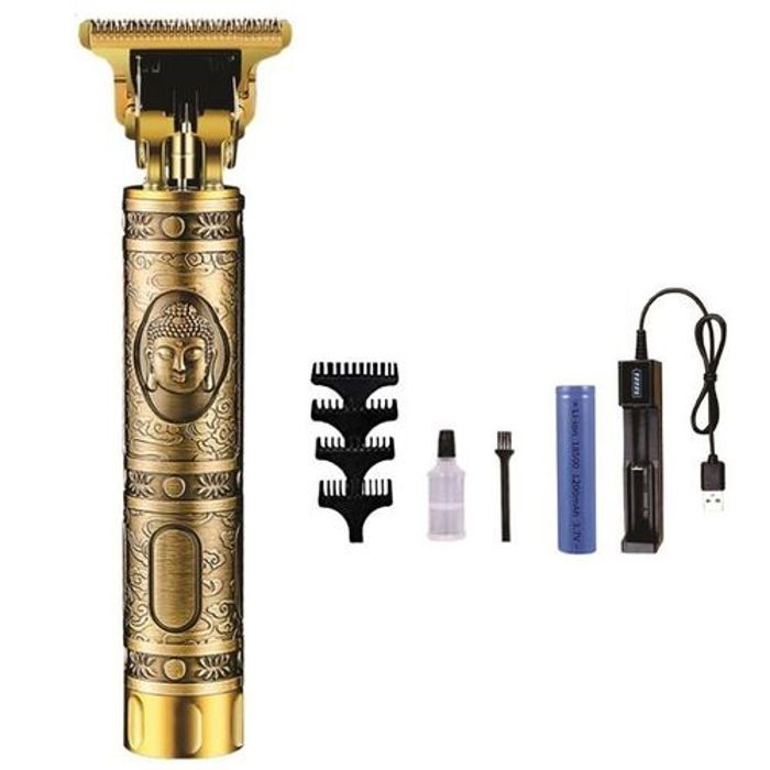 Tondeuse à cheveux & barbe + Brosses, Tondeuse rechargeable professionnelle