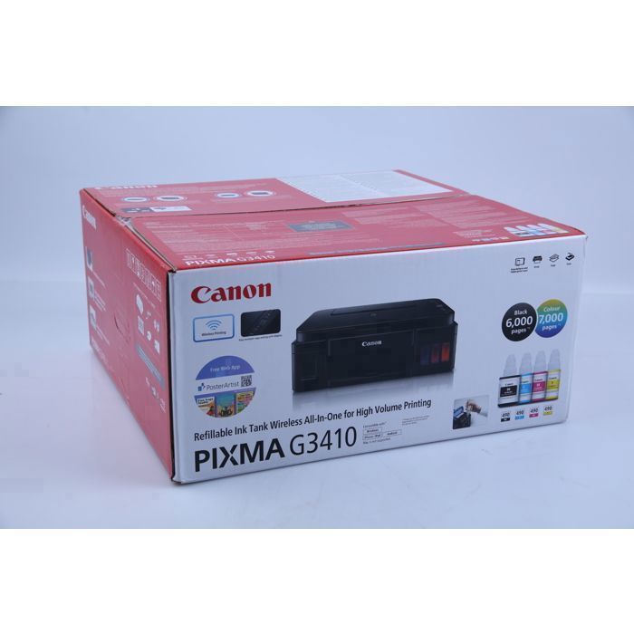 Imprimante Multifonction - CANON - PIXMA G3410 - WiFi - Réservoirs Rechargeables - Jet d'encre couleur