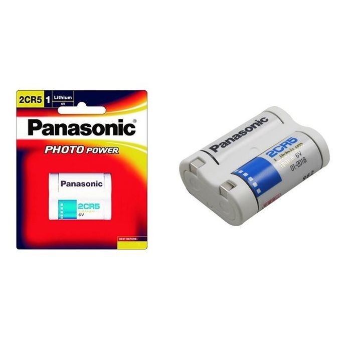 panasonic Panasonic Batterie Pile au Lithium 2CR5 6V 1500 Mah