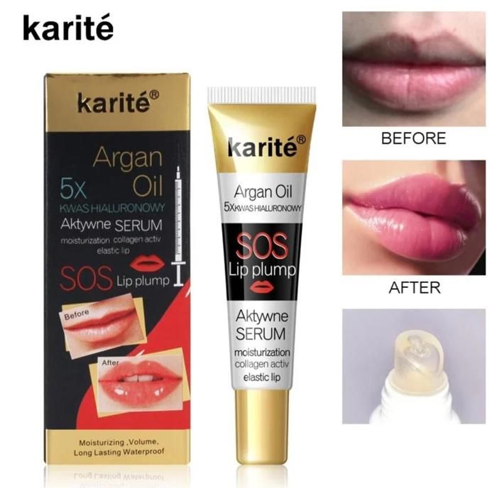 Repulpeur naturelle pour lèvres,Baume volumateur en Huile d'argan et Aktywne.