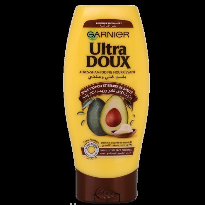 Après-shampoing - GARNIER - ULTRA DOUX - Huile d'avocat - 200 ML - Ultra nourrissant