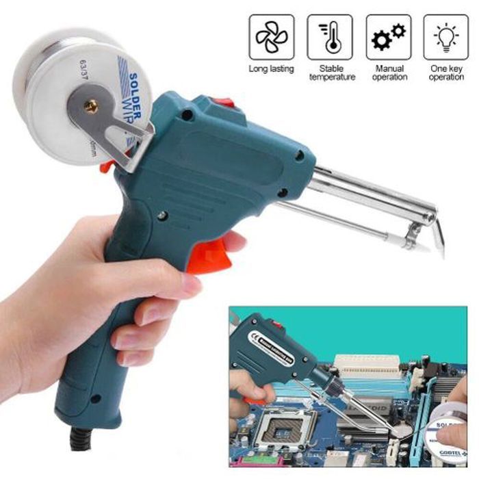 Fer à souder électrique automatique 60W,Pistolet à souder,outil de réparation de soudage
