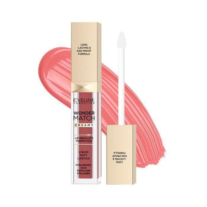 Rouge à lèvres liquide mat - EVELINE - n°08 Cashmere Rose - Fini velouté - Confort durable - Rose